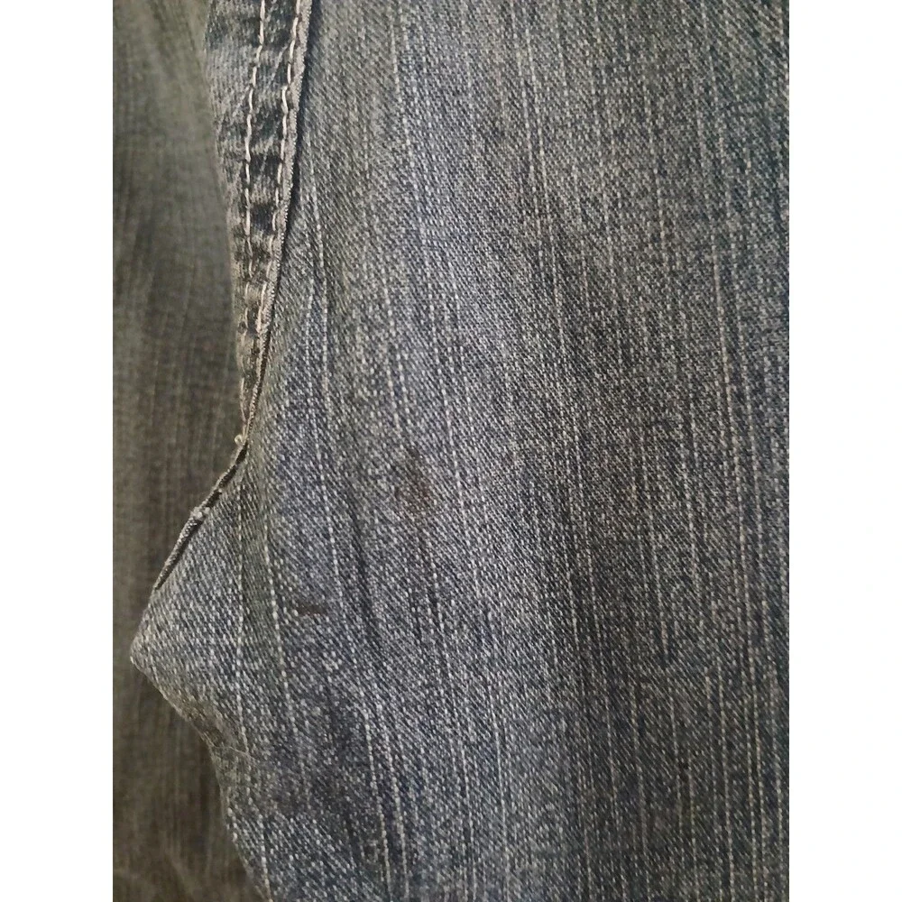 S.W.A.K. Girls Jeans Size 8 Heart Pockets Embroidered Retro Y2K - Picture 8 of 10